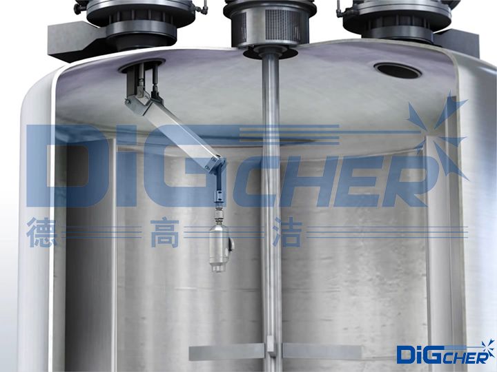 自動化清洗反應釜示意圖