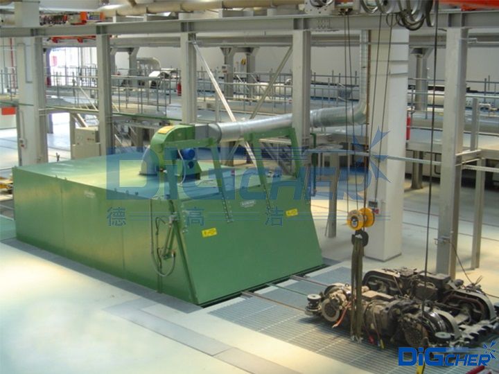 德高潔鐵路車輛轉(zhuǎn)向架軸箱自動(dòng)清洗線