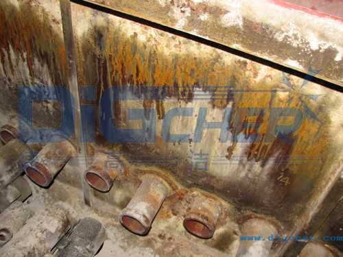 凈氣室粉塵結(jié)塊